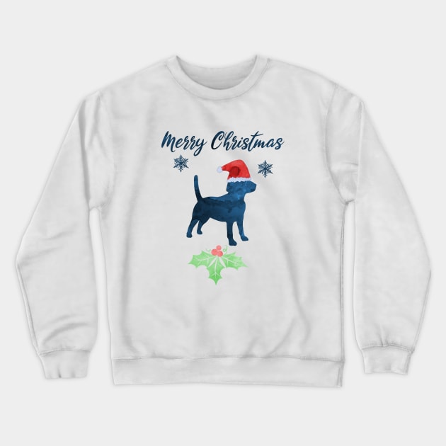 Christmas Beagle Crewneck Sweatshirt by TheJollyMarten